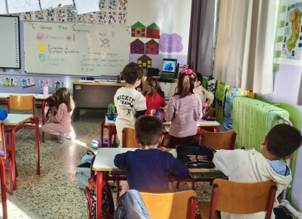 Επίσκεψη στην Α' τάξη του Δημοτικού Σχολείου Κάμπου Χίου